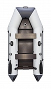 Лодка Аква 2900 Слань-книжка Киль светло-серый/графит