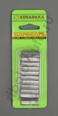 Свинцовые наклейки Kosadaka для воблеров (полоски Suspendots)