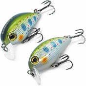 Воблер Kosadaka Hickory SSR 34F плав., 34мм, 3.7г, 0-0.2м, цв. NTN