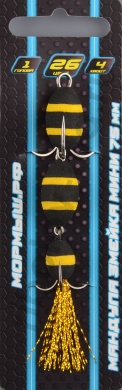 Приманка джиговая Мормыш Змейка мини 75мм #26
