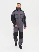 Костюм демисезонный Huntsman Торнадо (до -15 С) цв. Серый, тк. Breathable р. 56-58 рост 170-176