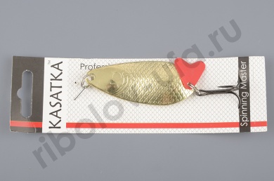 Блесна колеб. Kasatka 28гр. Gold-002  SF04-105