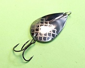 Блесна Люкс Нижегородская Ложка 10гр цв.01 серебро