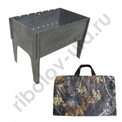 Мангал разборный Тонар (сумка) 490*310*370 2.0мм