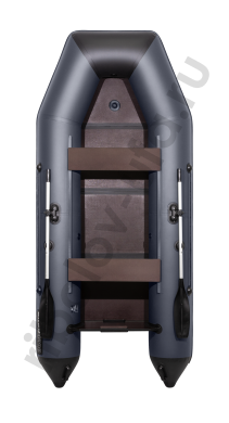 Лодка Аква 3200 Слань-книжка Киль графит/черный