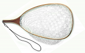 Подсачек нахлыстовый Fly-Fishing FL-58 Square Rubber Net деревянный, силиконовая сетка Подсачек нахлыстовый Fly-Fishing FL-58 Square Rubber Net деревянный, силиконовая сетка