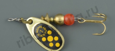 Блесна Mepps Black Fury № 0 золото/желтый