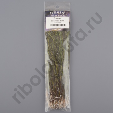 Бородки пера павлина Orvis Strung Peacock Herl 1840000