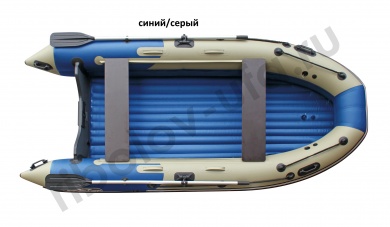 Лодка Skat Triton 350 синий-серый