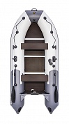 Лодка Ривьера Компакт 3400 СК комби светло-серый/графит