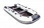 Лодка Ривьера Компакт 3200 СК комби светло-серый/черный