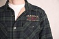 Рубашка Alaskan с мех. подкл. синяя клетка р. XXXL