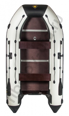 Лодка Ривьера Максима 3800 СК комби светло-серый/черный