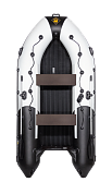 Лодка Ривьера Компакт 3600 НДНД комби светло-серый/черный