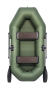 Лодка Аква-Оптима 240 + Слань фанерная Аква-Оптима (2-х частная, 63 см*81 см)