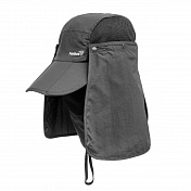 Бейсболка Helios с защитой шеи и лица, цв. Серый 