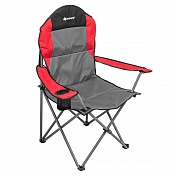 Кресло складное Nisus серый/красный/черный N-244-GRD-1