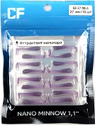 Силиконовая приманка Crazy Fish Nano minnow 1,1in 2,7мм цв.99 (кальмар)