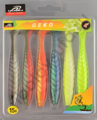 Силиконовая приманка Columbia Geko 4in #15