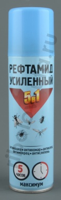 Реппелент Рефтамид Максимум Усиленный 150 мл 5 в 1 (голубой)