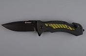Нож складной туристический Ganzo G628-GR черно-фисташковый