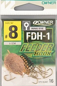 Одинарные крючки Owner 56941-08 Feeder Hook FDH-1