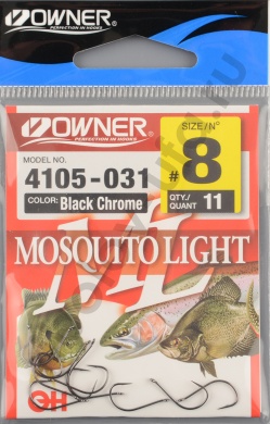 Одинарные крючки Owner Mosquito Light BC 4105-8