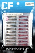 Силиконовая приманка Crazy Fish Whitebait 1,2in 30мм цв.42,73 (кальмар)