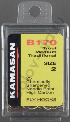 Крючки Kamasan B170 #2 (25шт) 