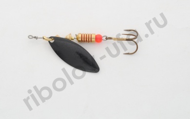 Блесна Mepps Aglia Long № 00, черный (1,5гр)