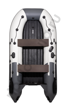 Лодка Ривьера Компакт 3200 НДНД комби светло-серый/графит