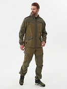 Костюм летний Горка-Люкс ткань Ravena Peach Wash цвет Хаки (Размер: 56-58, Рост: 182-188)