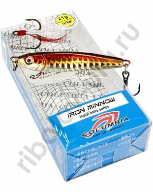 Блесна Columbia Iron Minnow 21гр цв. 15