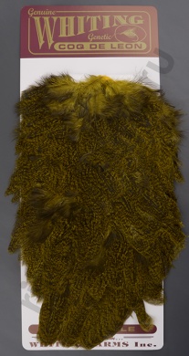 Куриное седло Whiting Coq De Leon Hen Saddle Speckled/Yellow