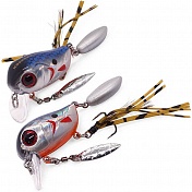 Воблер Kosadaka Micro Tappy 45F плов. 45мм, 2.6г., 0-0.2м, цв.GTC