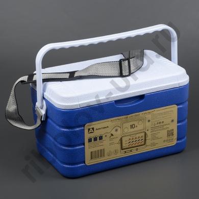 Изотермический контейнер тм Арктика 10л. 1,4кг 22х25х38см (синий)