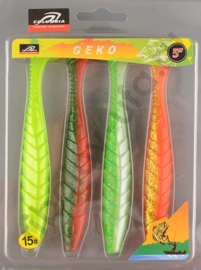 Силиконовая приманка Columbia Geko 5in #15