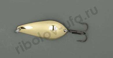 Блесна Бубнов колеблющаяся Атом 12 гр. жел/бел