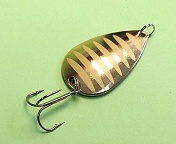 Блесна Люкс Нижегородская Ложка 11гр цв.02 золото