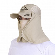Кепка Aquatic KA-15Б складная с защитой лица и шеи цв.бежевый