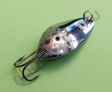 Блесна Нижегородская Карасик незацепляйка 12гр цв. 01 серебро