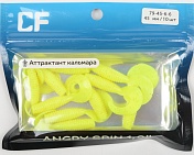 Силиконовая приманка Crazy Fish Angry Spin 1.8in 45мм цв.6 (кальмар)