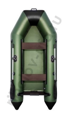 Лодка Аква 2800 зеленый/черный