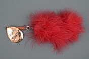 Блесна Mepps Marabou медь/красный Блесна Mepps Marabou медь/красный