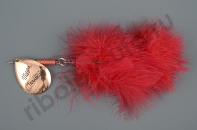 Блесна Mepps Marabou медь/красный