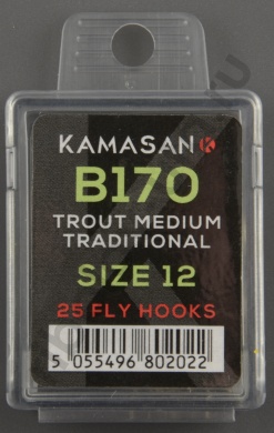Крючки Kamasan B170 #12 (25шт) 