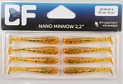 Силиконовая приманка Crazy Fish Nano minnow 2,2in 55мм цв.31 (кальмар)
