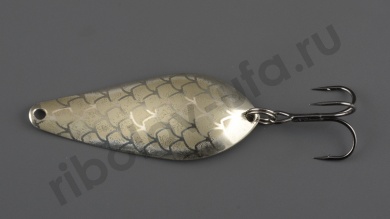 Блесна колеблющаяся Sinkers  Атом 12гр. мельхиор рис №05