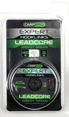 Лидкор Carp Pro зеленый 5 м, 45lb
