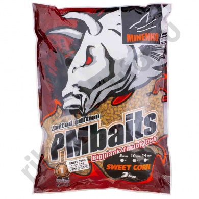 Пелец Minenko Big Pack 5мм, 3кг Сладкая кукуруза
